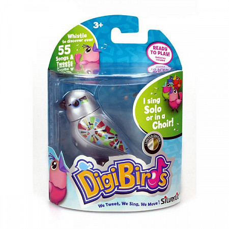 Игрушка Digifriends Серебрянная птичка с кольцом 88410s