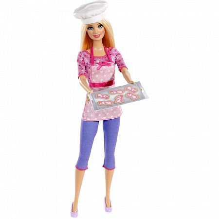 Кукла Barbie и одежда №7 BDT28/N4875 pink/yellow