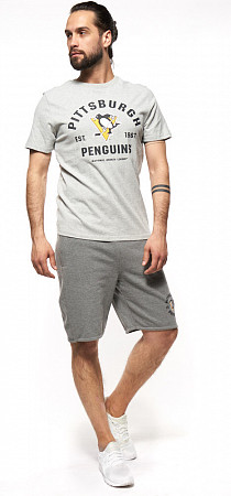 Шорты Atributika&Club NHL Pittsburgh Penguins 701220 grey