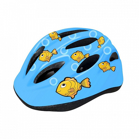 Велошлем детский Cigna Fish WT-021 black/blue