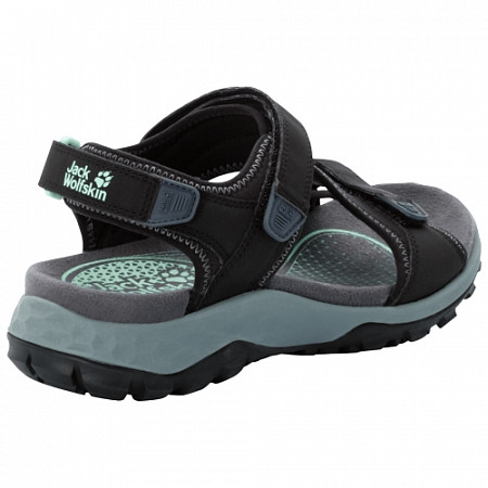 Сандалии женские Jack Wolfskin Rocky Path Sandal W black / grey