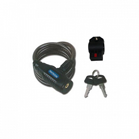 На картинке изображен Велозамок с ключом 134 1500mm Велозамок с ключом 134 1500mm