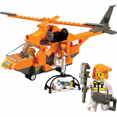Конструктор Sluban Спасательный вертолет МЧС M38-B0102
