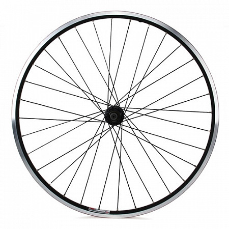 На картинке изображен Велоколесо переднее Saiko 28" black Велоколесо переднее Saiko 28" black