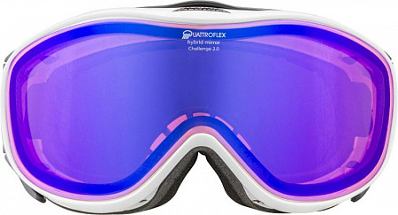 Очки горнолыжные Alpina Challenge 2.0 White QHM Blue Mirror