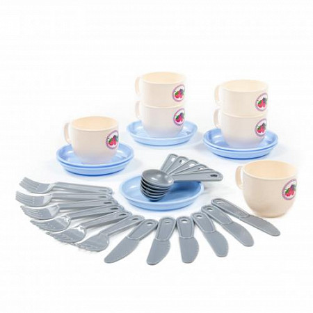 Набор детской посуды Полесье "Минутка" на 6 персон (V2) (30 элементов) 80271