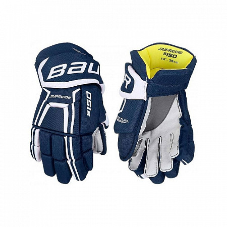 Перчатки хоккейные Bauer Supreme S150 S17 Sr navy