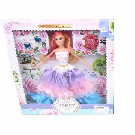 Кукла Beauty Girl YX1012A White/Pink