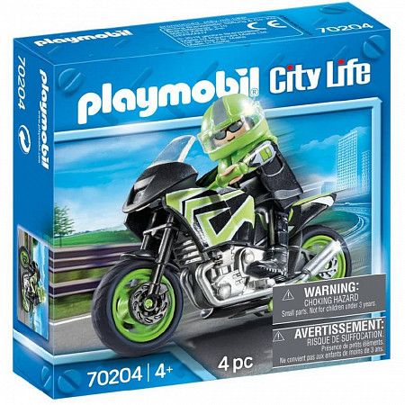 Игровой набор Playmobil Мотоцикл 70204