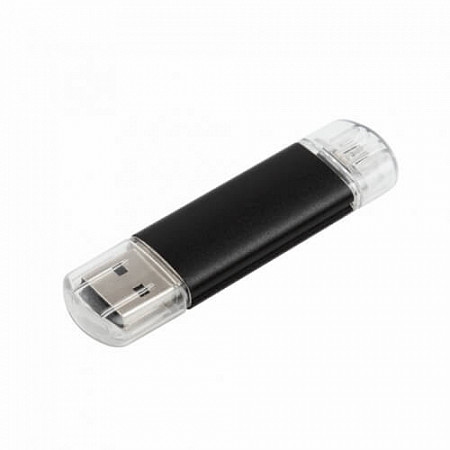 Флешка 32Gb с USB и micro-USB Windhoek CM1239BL32 Black