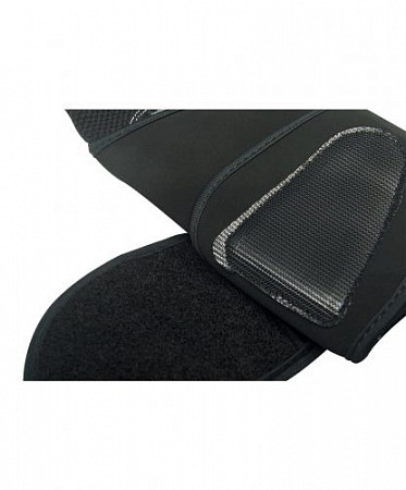 На картинке изображен Перчатки атлетические Starfit SU-124 Black/Grey Перчатки атлетические Starfit SU-124 Black/Grey