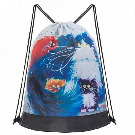 Мешок для обуви GRIZZLY OM-008 /1 cats