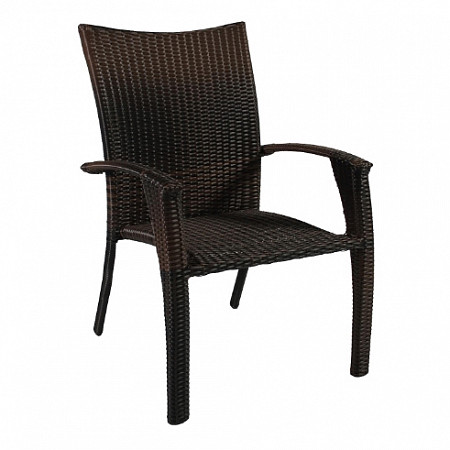 Садовое кресло из ротанга Garden4you Wicker-2 12698 dark brown