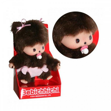 Мягкая игрушка Monchhichi Девочкак в подгузнике 235380