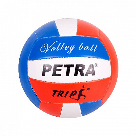 На картинке изображен Мяч волейбольный Petra VB-1507A red/blue Мяч волейбольный Petra VB-1507A red/blue