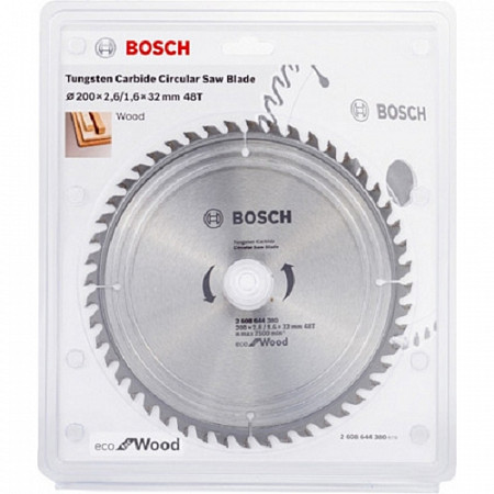 Диск пильный Bosch 200х3 см 48 зубьев 2608644380