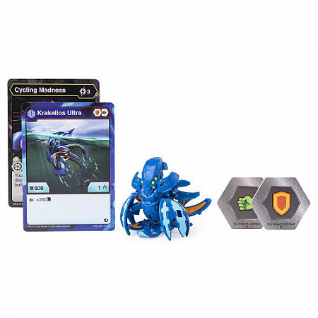 На картинке изображен Фигурка-трансформер Spin Master Bakugan Ультра Kraken Blue 6045146 20109021 Фигурка-трансформер Spin Master Bakugan Ультра Kraken Blue 6045146 20109021