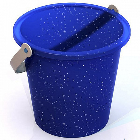 Ведро среднее прозрачное 110