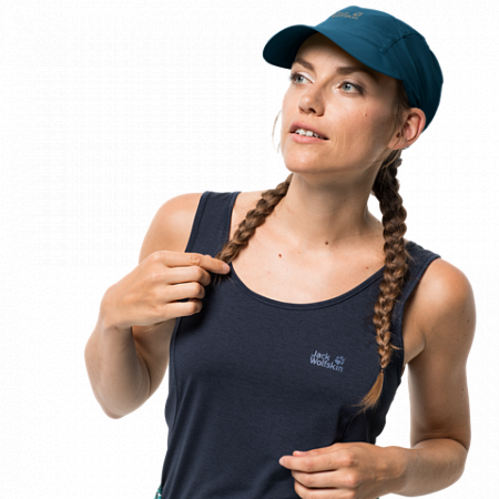 Кепка Jack Wolfskin Terra Trail Cap poseidon blue 1907591-1134