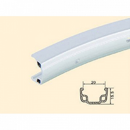 Обод Samson одинарный 20мм SS20 20" silver