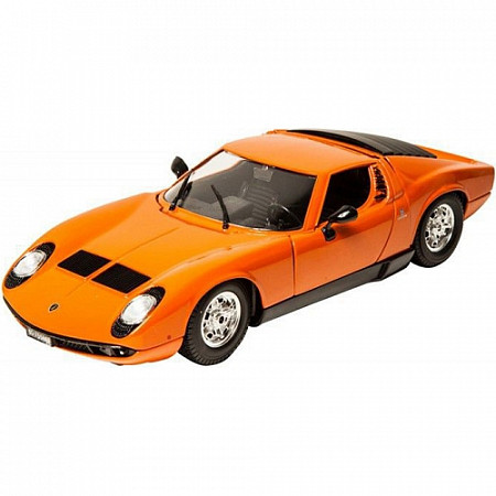 На картинке изображен Коллекционная машина Bburago 1:18 Lamborghini Miura (18-12072) Коллекционная машина Bburago 1:18 Lamborghini Miura (18-12072)