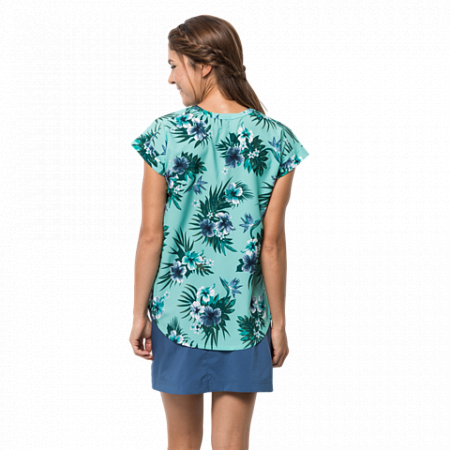 Рубашка женская Jack Wolfskin Victoria Tropical Shirt W aqua all over