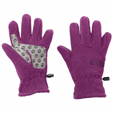 Перчатки детские Jack Wolfskin Fleece Glove Kids Pink