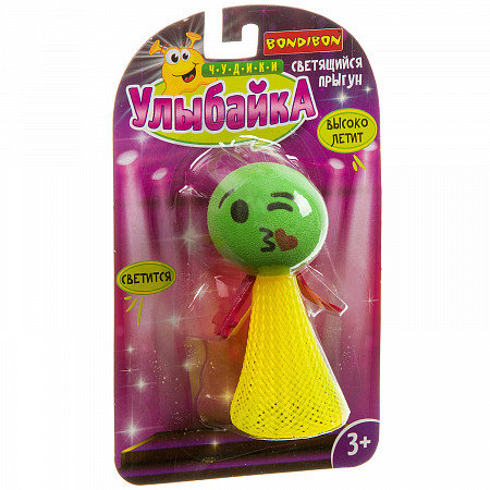 Светящийся прыгун Bondibon Чудики Улыбайка ВВ3519