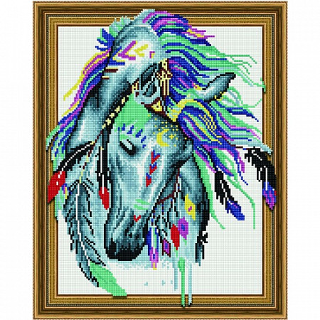 Картина из страз 5D Picasso Индейская лошадь 5PD4050030