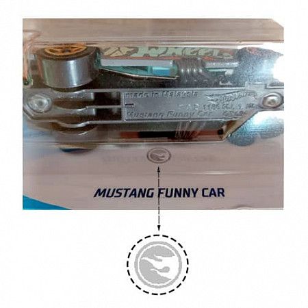 Машинка Hot Wheels Базовой коллекции Mustang Funny Car 156/250 (5785 GTC94)