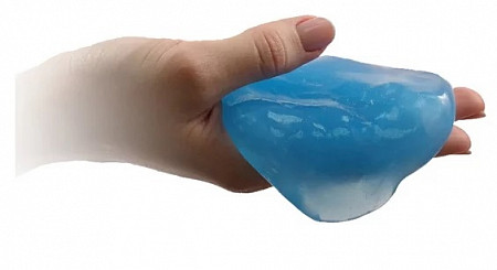 Игрушка пластичная Желейная Slime Ninja светится в темноте Blue S130-20