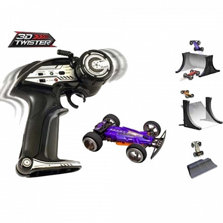 Игрушка Silverlit Машина на р/у 3D Twister 3Д Твистер с рампой 82338