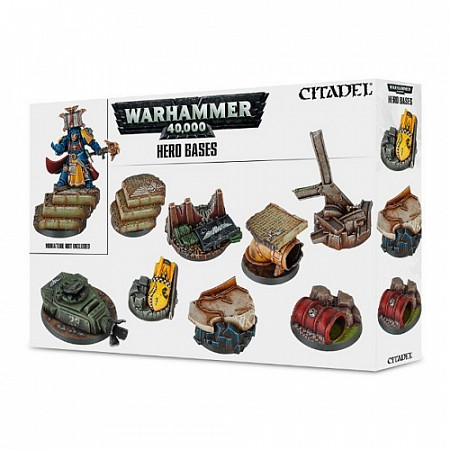 Набор подставок Games Workshop Warhammer 40000 Hero Bases 64-01