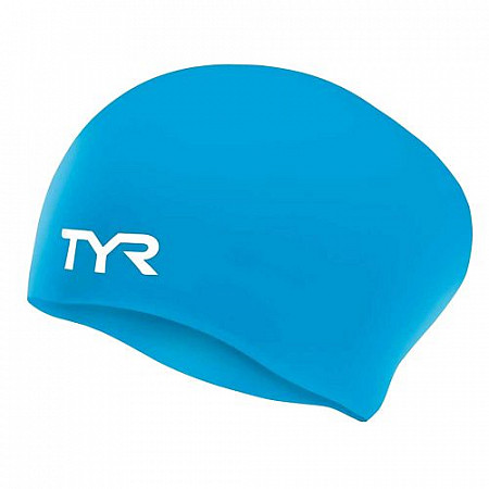 Шапочка для плавания Long Hair Wrinkle-Free Silicone Cap LCSL/420 Blue