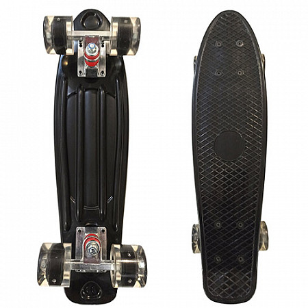 Penny board (пенни борд) Display Black/black LED