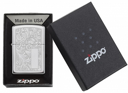 Зажигалка Zippo Venetian High Polish Chrome 352