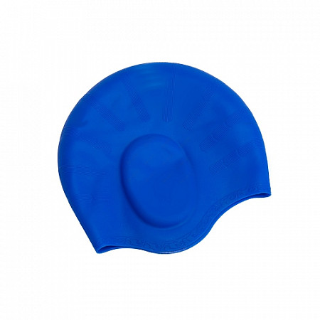Шапочка для плавания силиконовая с выемками для ушей Bradex SF 0301 Blue