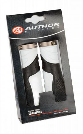 На картинке изображен Ручки руля Author AGR Ergo 20 130мм 8-33452035 Black/Grey Ручки руля Author AGR Ergo 20 130мм 8-33452035 Black/Grey