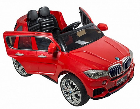 Детский электромобиль RS BMW X5 red (Встроенный планшет MP4)