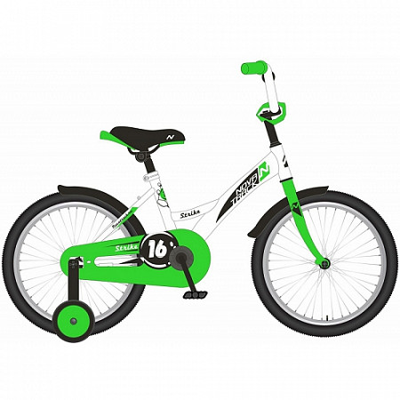 Велосипед Novatrack Strike 12" (2020) 123STRIKE.WTG20 white/green