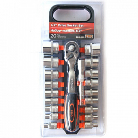Набор головок 1/2 8-32 мм 20предм. Startul (Pro-020)