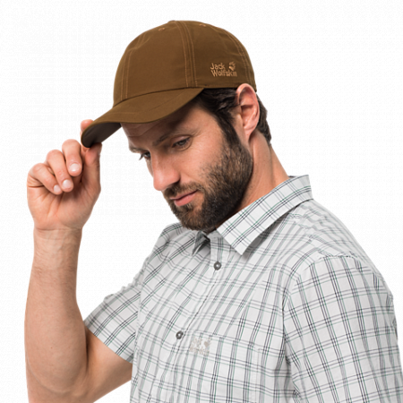 Бейсболка Jack Wolfskin El Dorado Base Cap bark brown 1905723-5129
