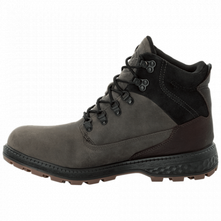 Ботинки мужские Jack Wolfskin Jack Texapore Mid M dark steel / black