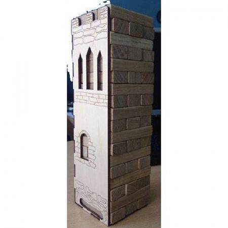 На картинке изображен Развивающая игрушка Dream Makers Игра развивающая "Вежа" ДЖ1 Развивающая игрушка Dream Makers Игра развивающая "Вежа" ДЖ1