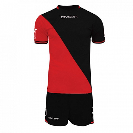 Футбольная форма Givova Craft KITC43 black/red