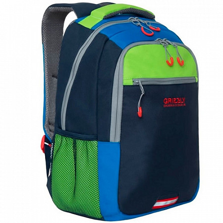 Городской рюкзак GRIZZLY RU-922-3 /3 blue/light green