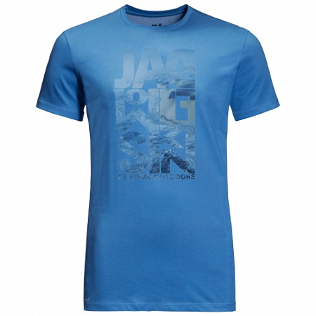 Футболка мужская Jack Wolfskin Atlantic Ocean T M wave blue