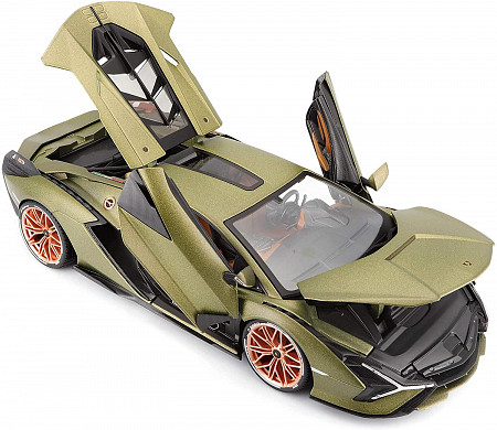 Коллекционная машина Bburago 1:18 Lamborghini Sian FKP 37 (18-11046) green
