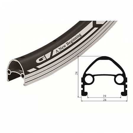 Обод Vinca Sport двойной GJD 26C 32Hх14G