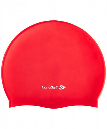 Шапочка для плавания LongSail силикон red
